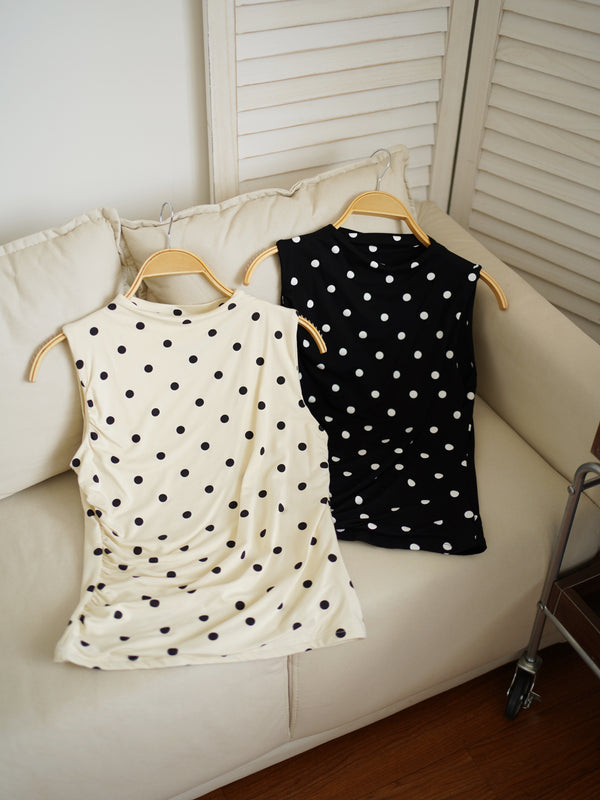 Marni Polka Dots Top - LovelyMadness Clothing Malaysia