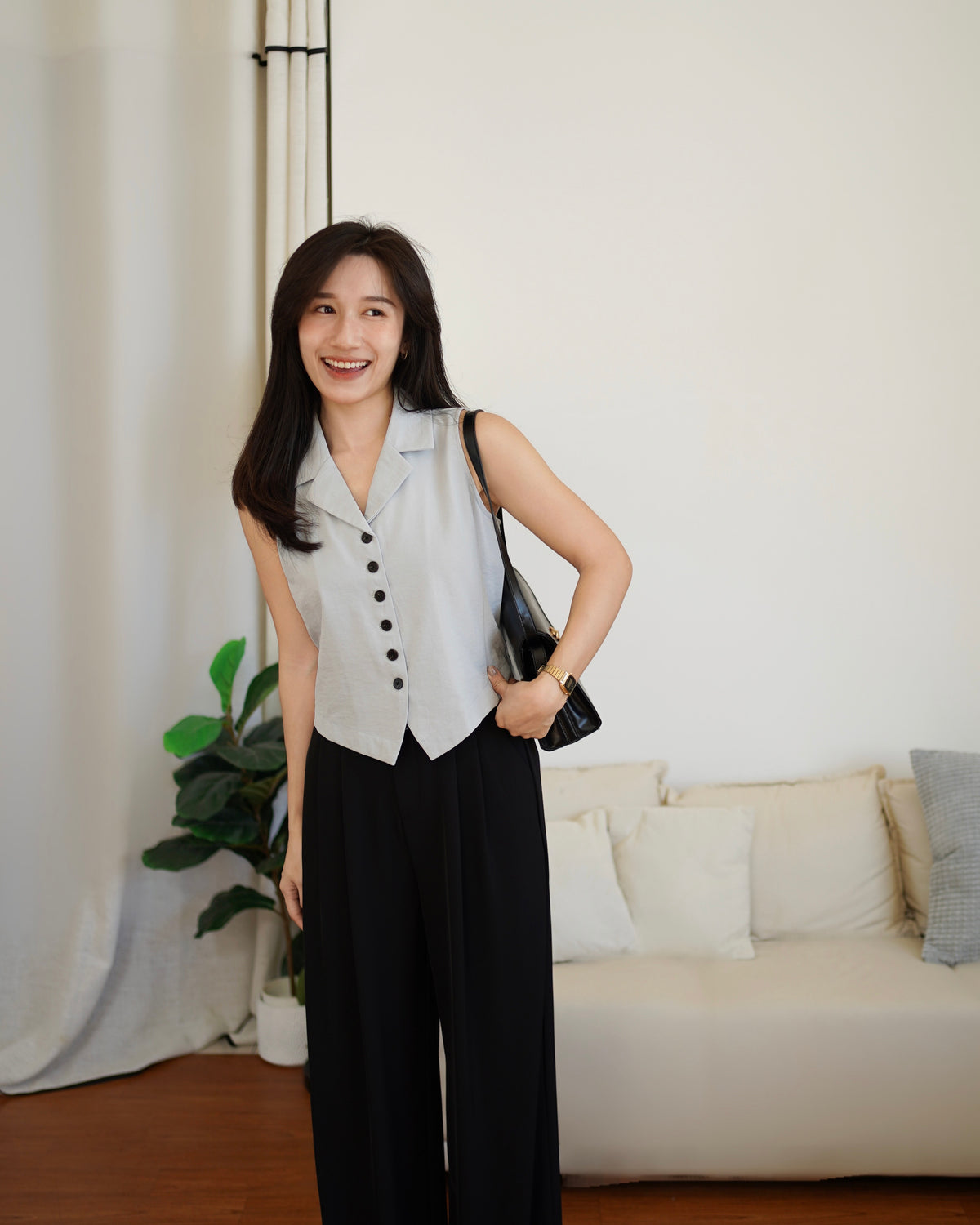 Odette Vest Top