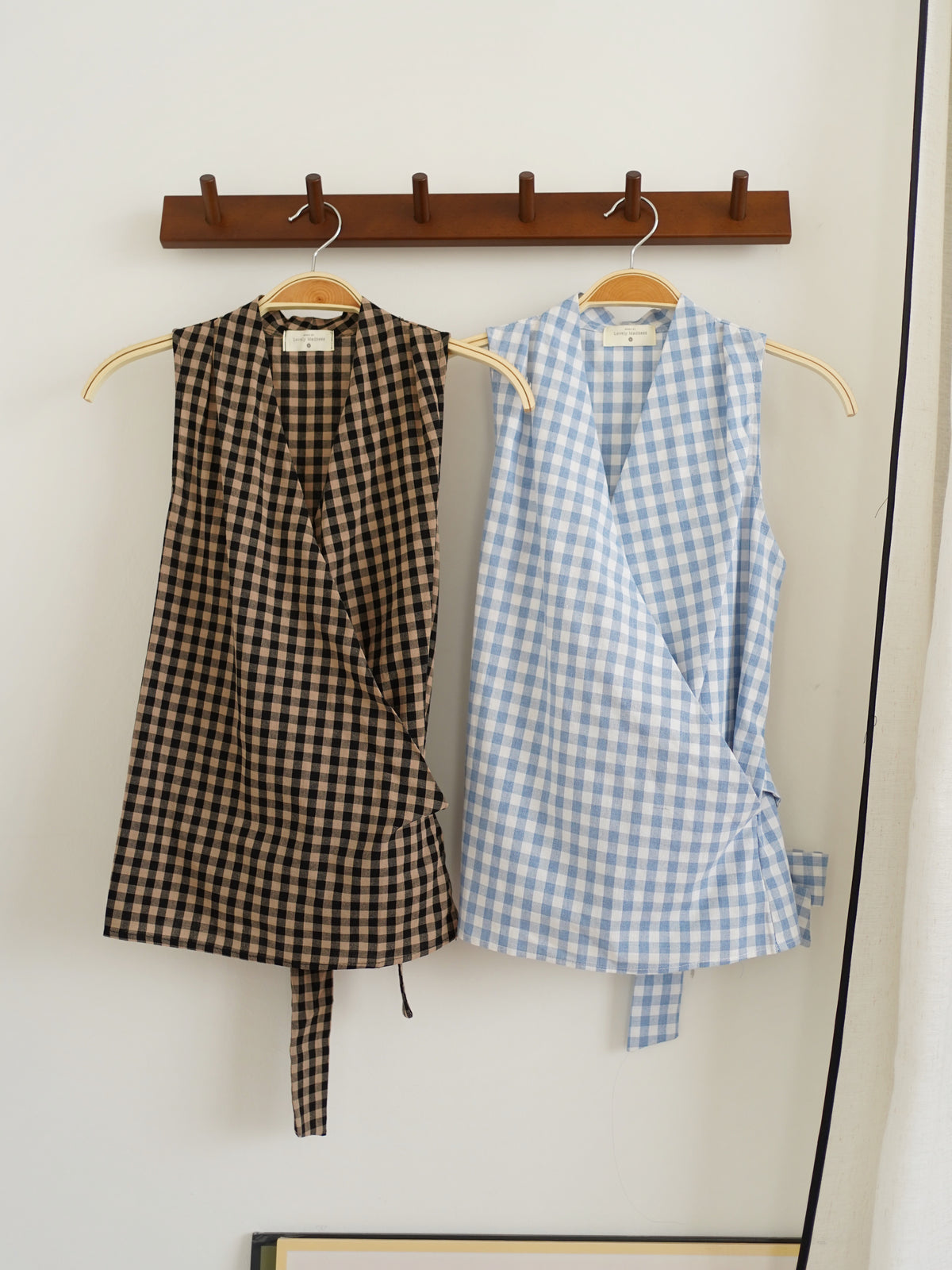 Serena Plaid Top