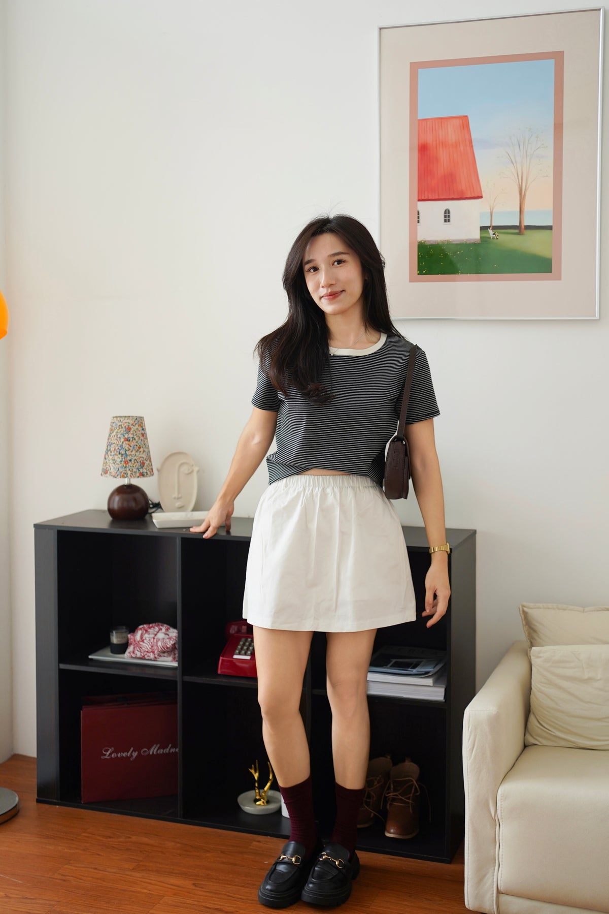 Stripe Cotton Relax Tee