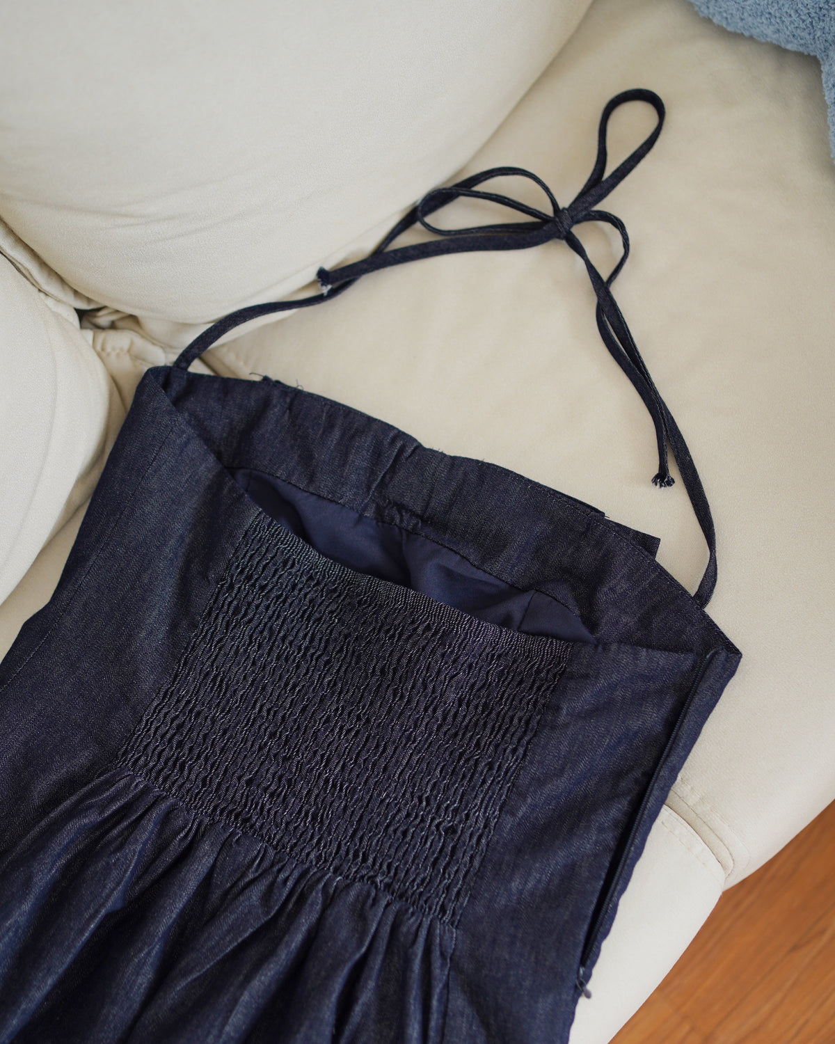 Kesha Denim Two Way Top - LovelyMadness Clothing Malaysia