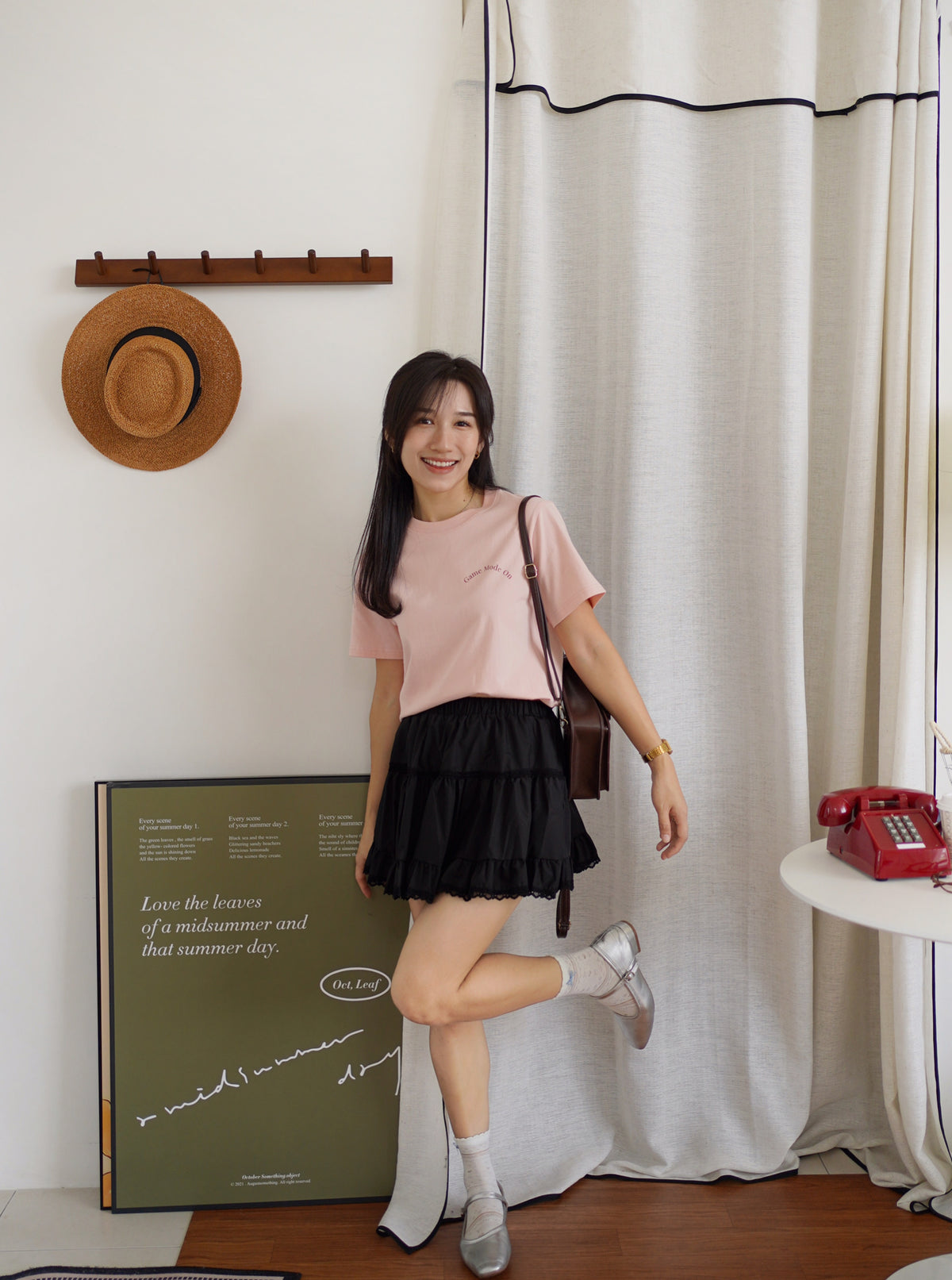 Lace Eyelet Skirt (with inner pant)