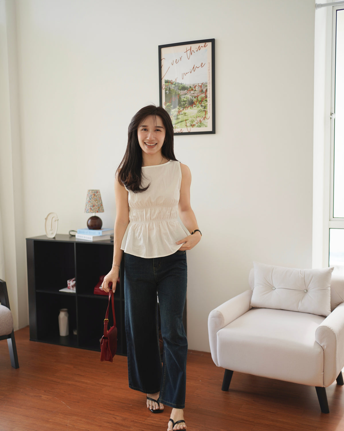 Roselia Ruched Top - LovelyMadness Clothing Malaysia