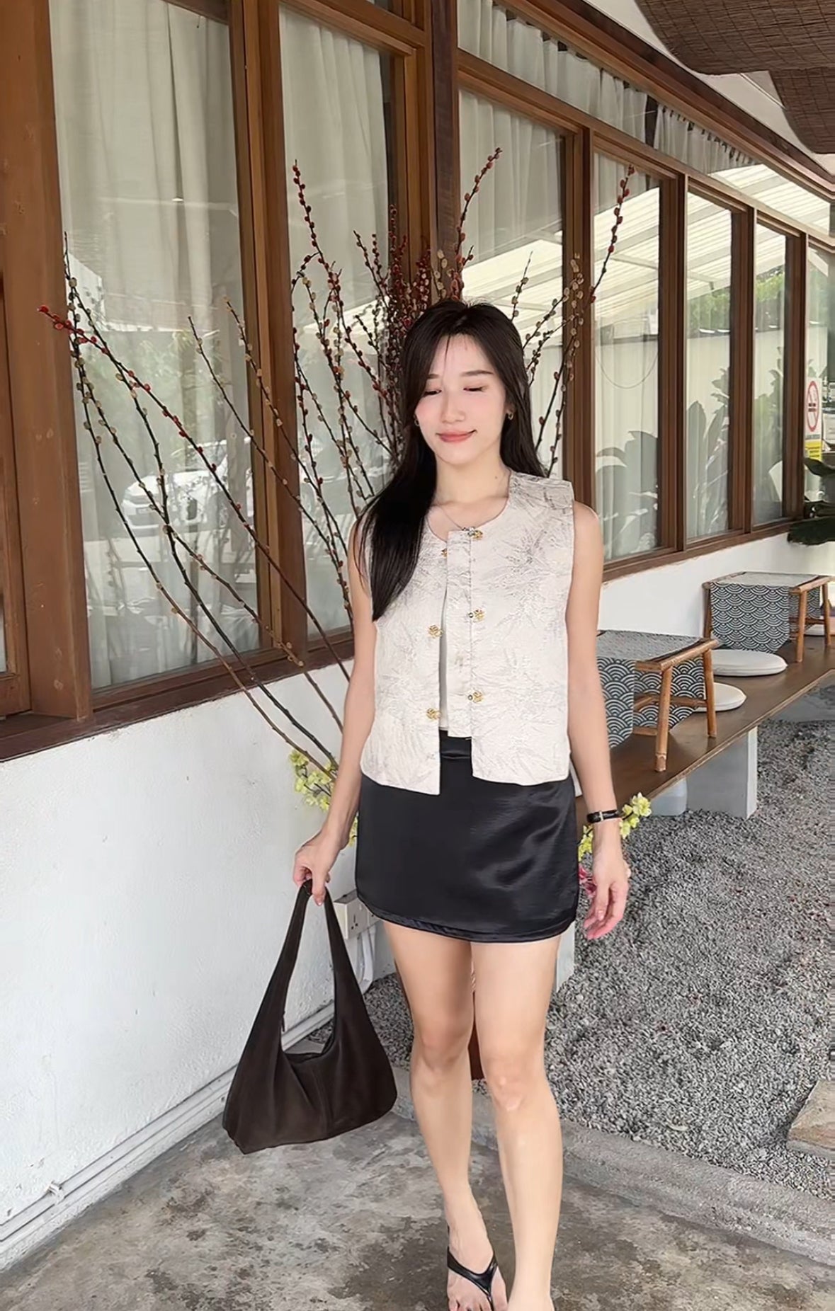 Faye Oriental Vest (WITH INNER TANK)