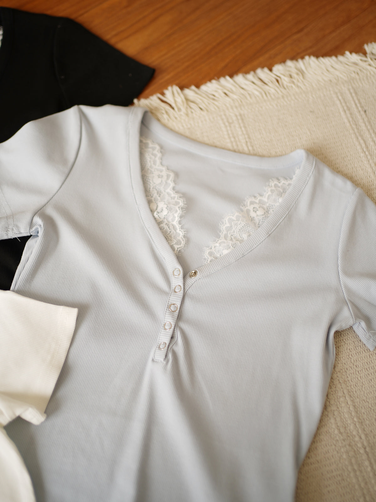 Chloe Lace Trimmed Top