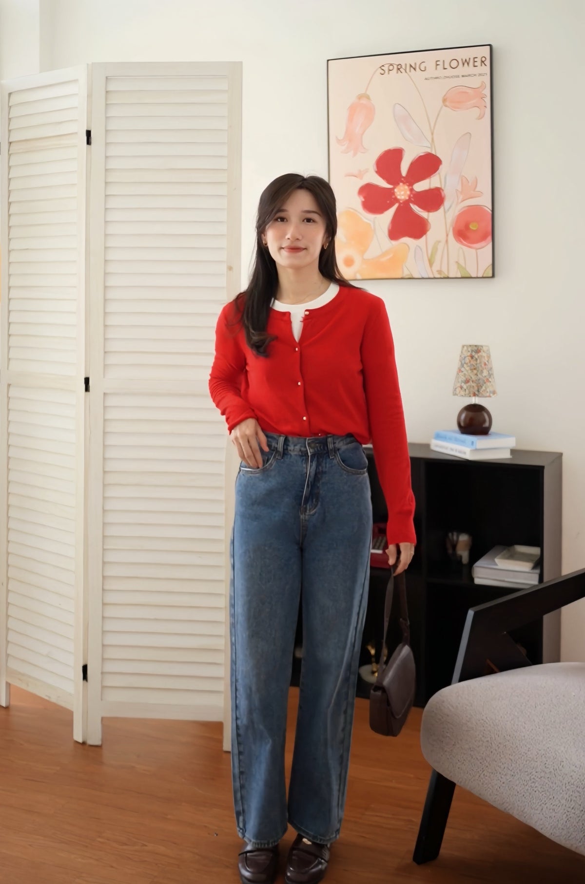 Button Knit Cardigan - LovelyMadness Clothing Malaysia