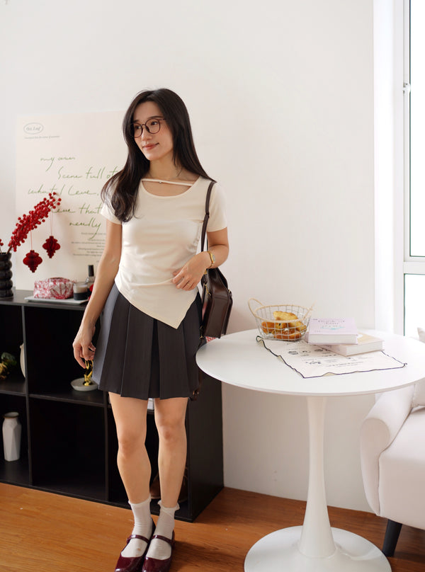 Dorise Cut-Off Top - LovelyMadness Clothing Malaysia
