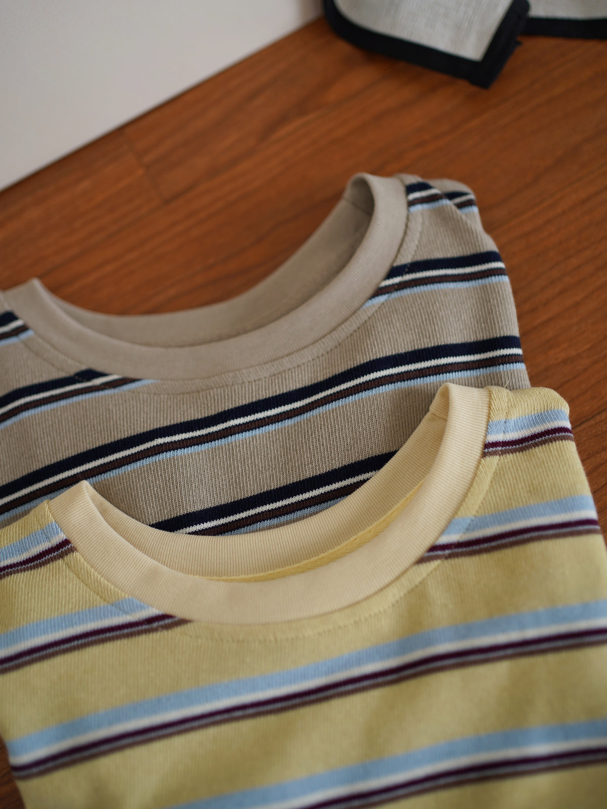 Stripe Contrast Knit Tee - LovelyMadness Clothing Malaysia