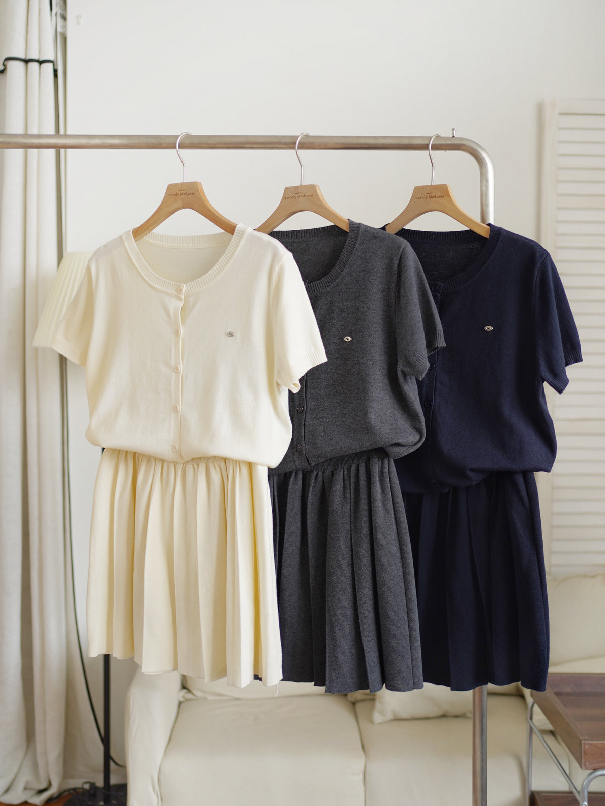 Quincy Knit Set - LovelyMadness Clothing Malaysia