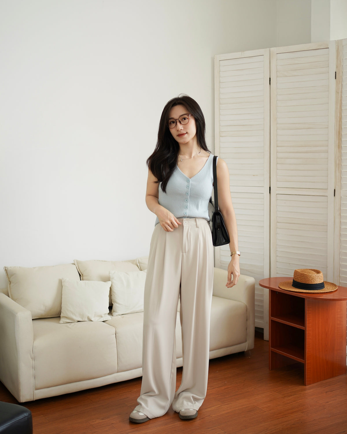 Fiona Knit V Tank