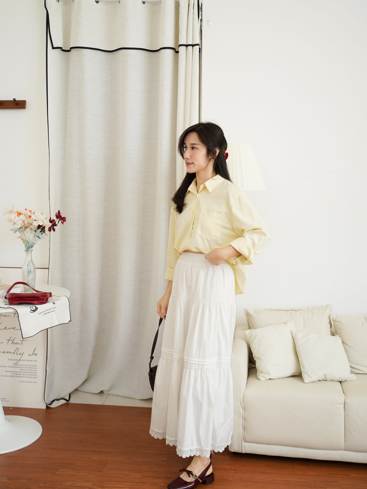 Lace Maxi Skirt - LovelyMadness Clothing Malaysia