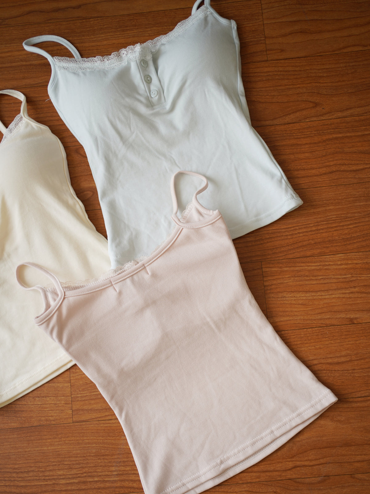 Camisole Lace Padded Tank - LovelyMadness Clothing Malaysia