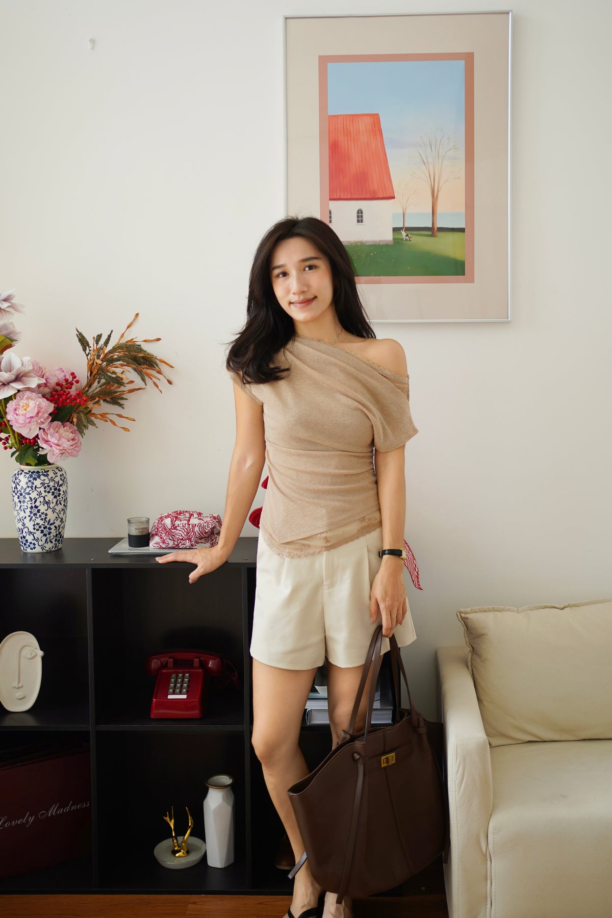 Kelly Lace Drape Top