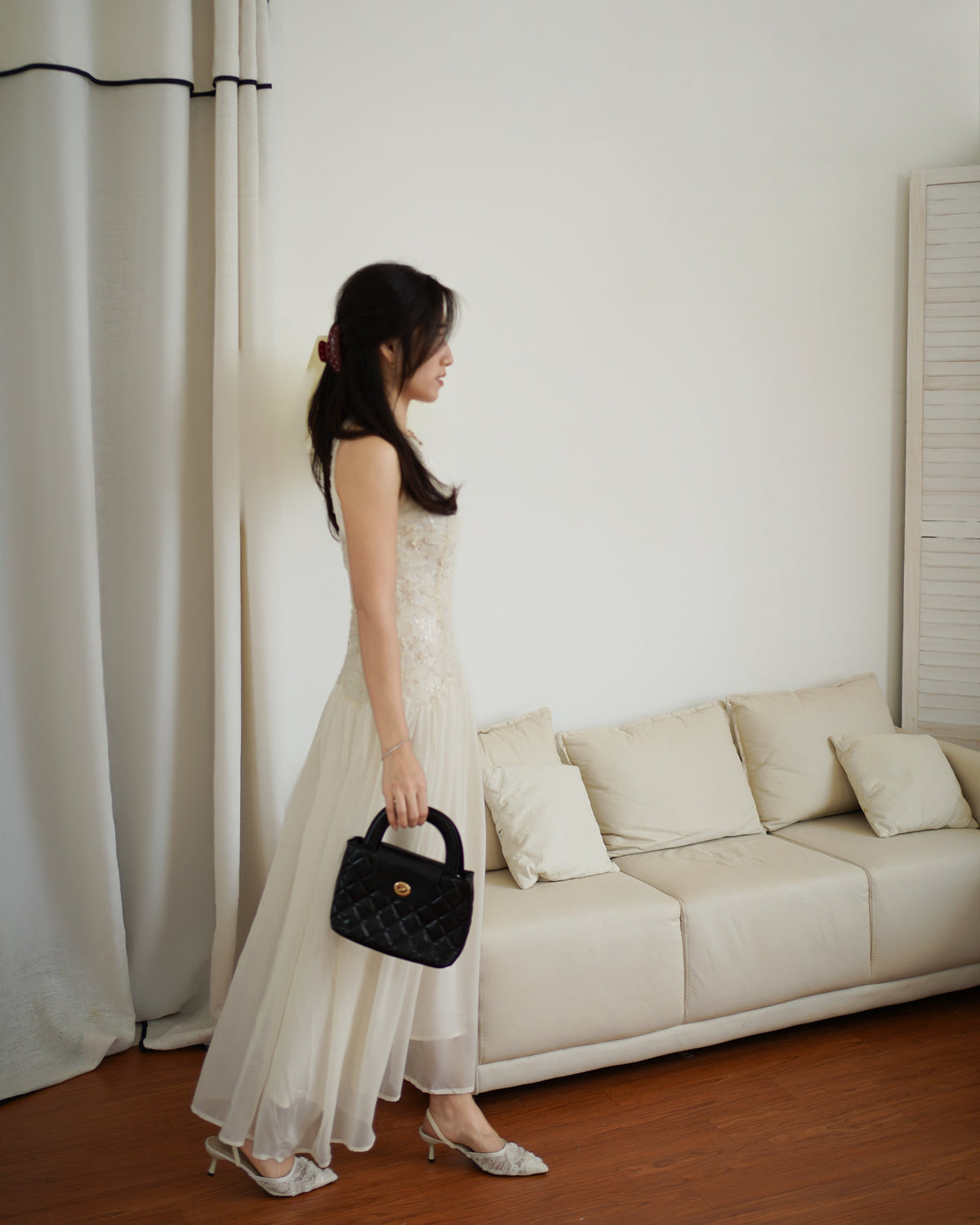 Hermione Halter Lace Dress - LovelyMadness Clothing Malaysia