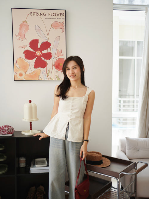 BETHANY PEPLUM TOP - LovelyMadness Clothing Malaysia