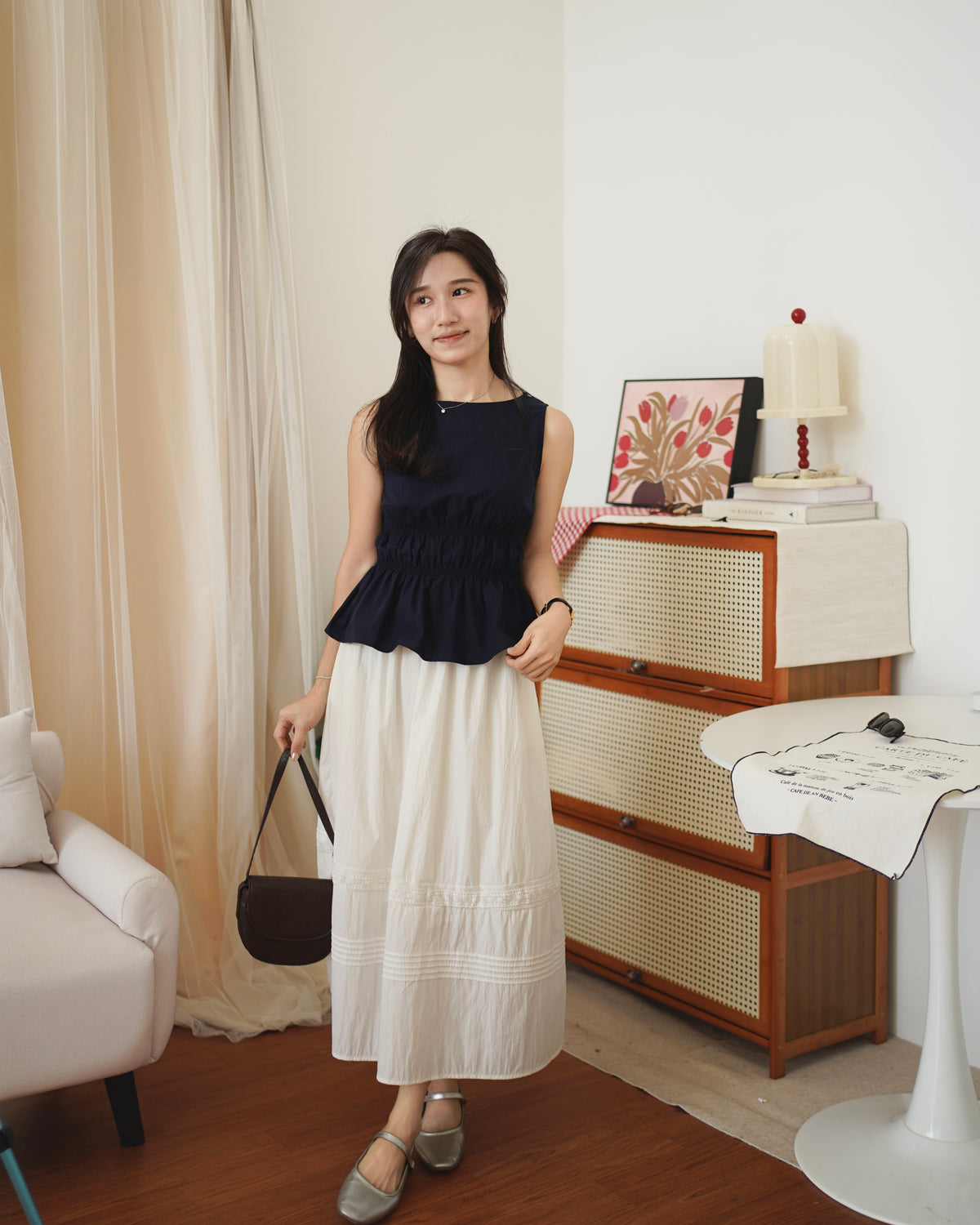 Roselia Ruched Top - LovelyMadness Clothing Malaysia
