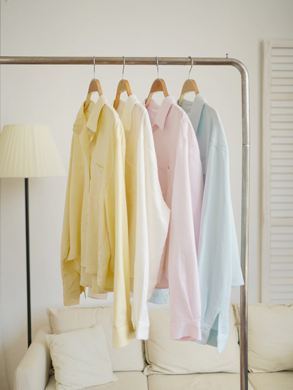 Oxford Boxy Shirt (Anti wrinkle) - LovelyMadness Clothing Malaysia