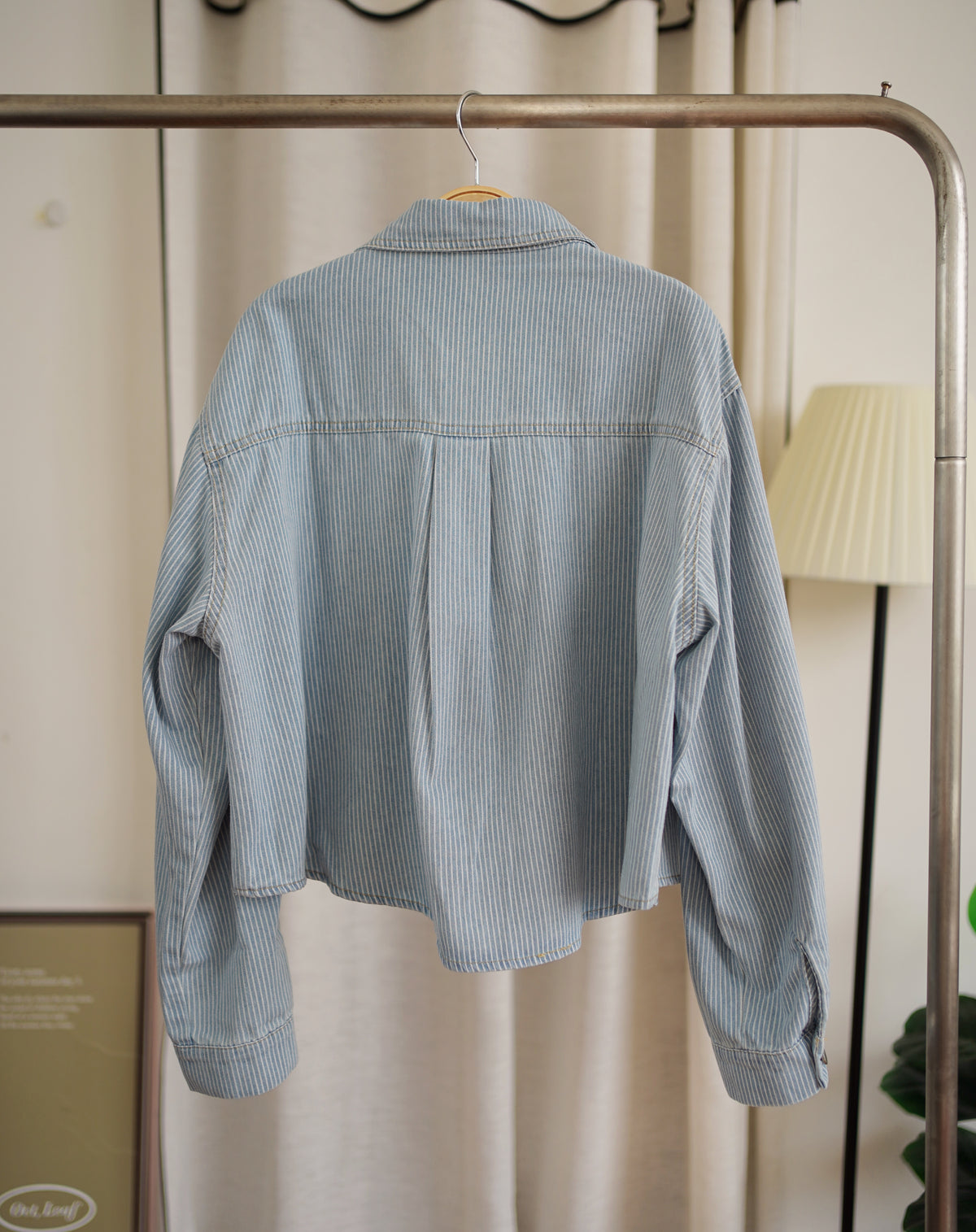 Denim Stripe Blouse