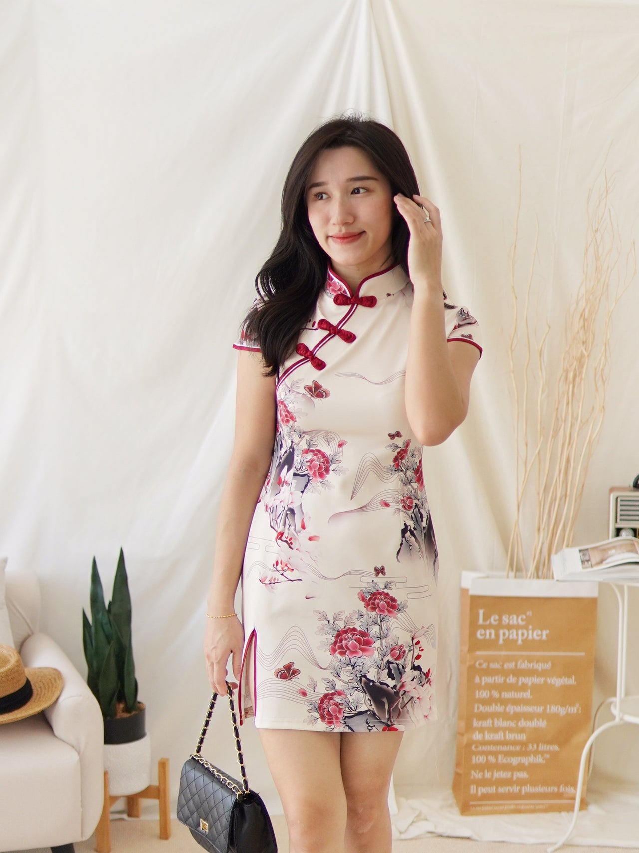 NAOMI CHEONGSAM DRESS – LovelyMadness Clothing Malaysia