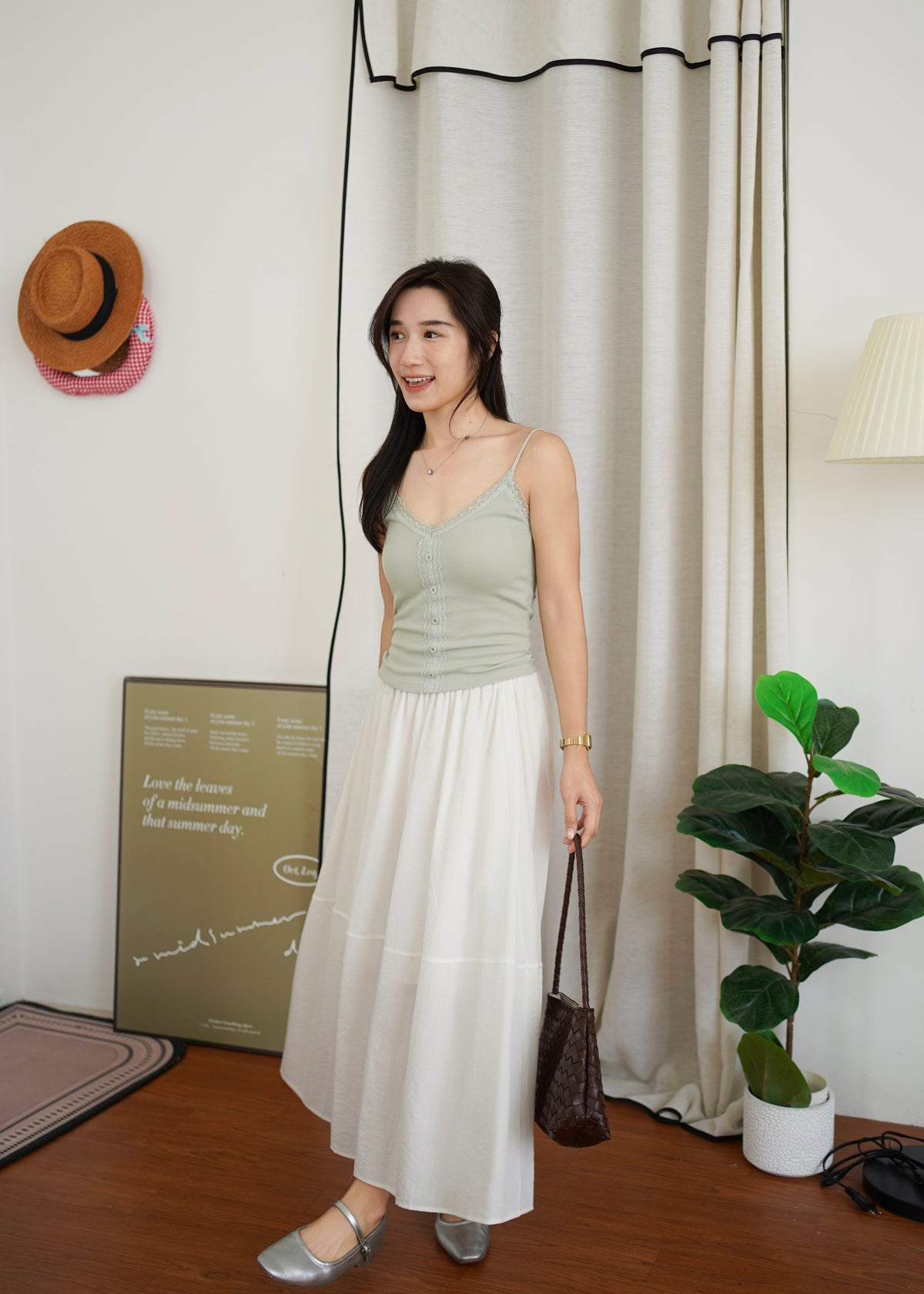 Teresa Lace Padded Tank