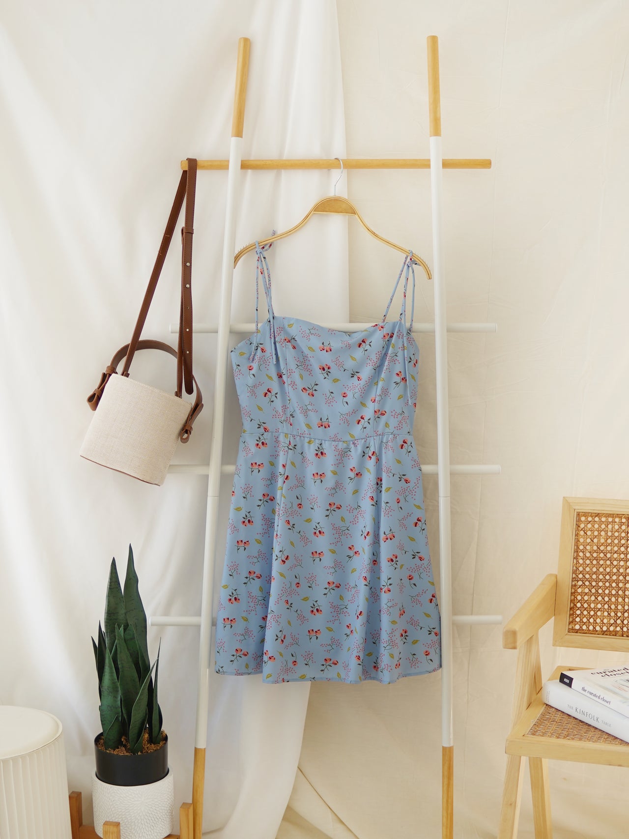 SHEIN BLUE FLORAL DRESS