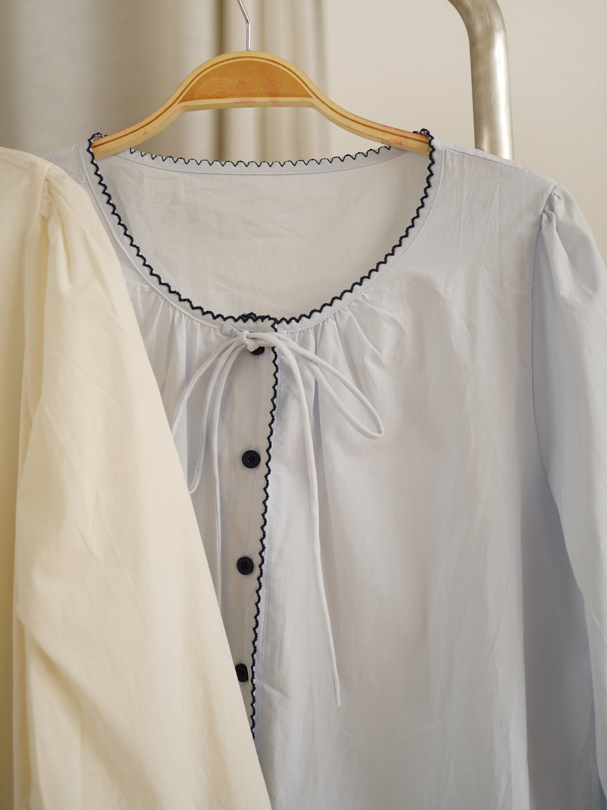 Harper Scallop Trim Blouse