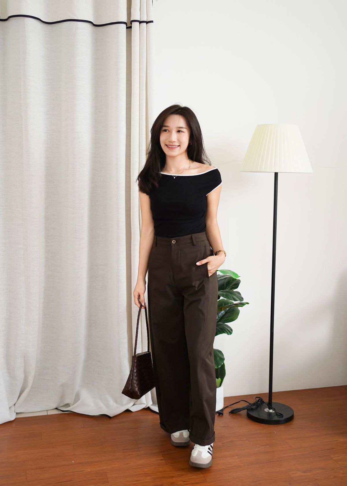 Peggy Contrast Top