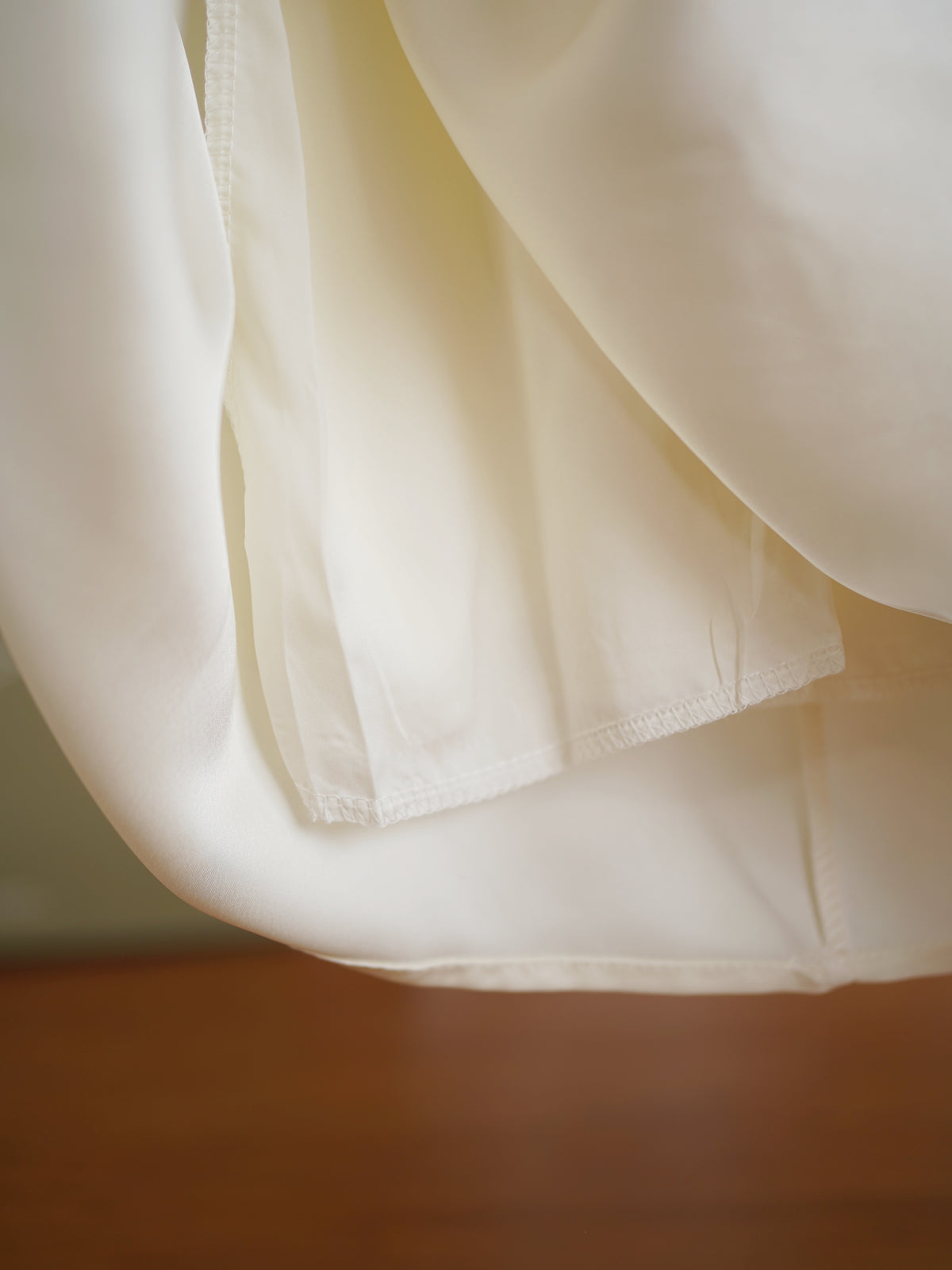 Elara Ruffle Satin Dress