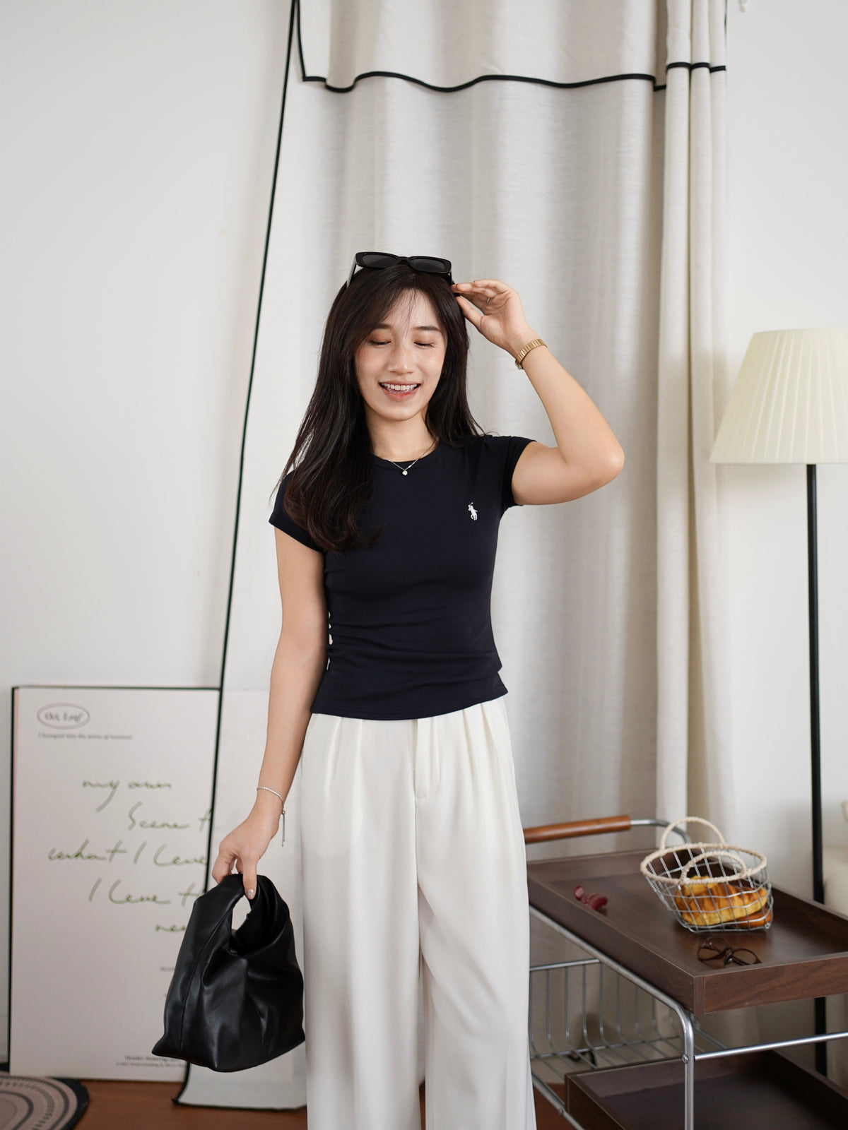 Polo Fitted Cotton Tee - LovelyMadness Clothing Malaysia