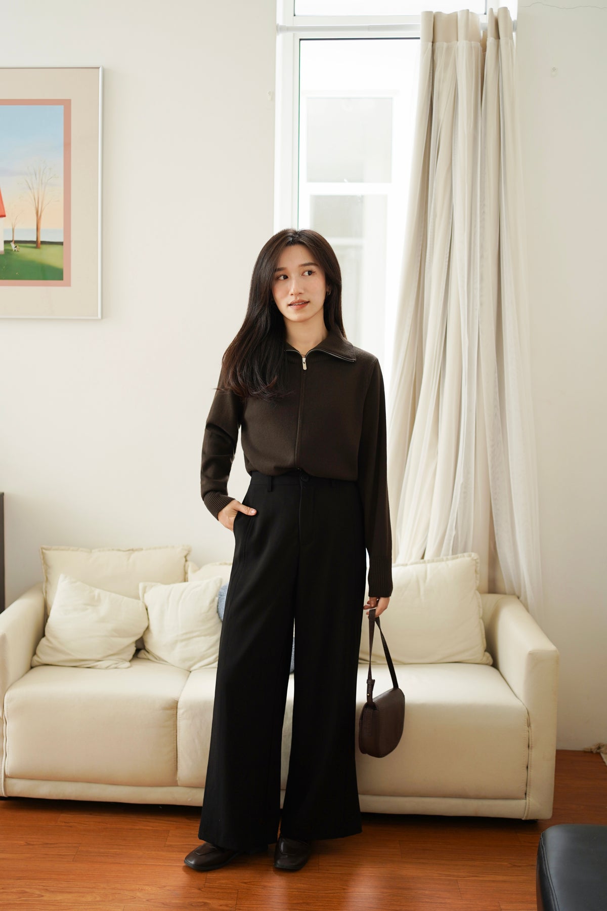 Sporty Chic Zip Pullover