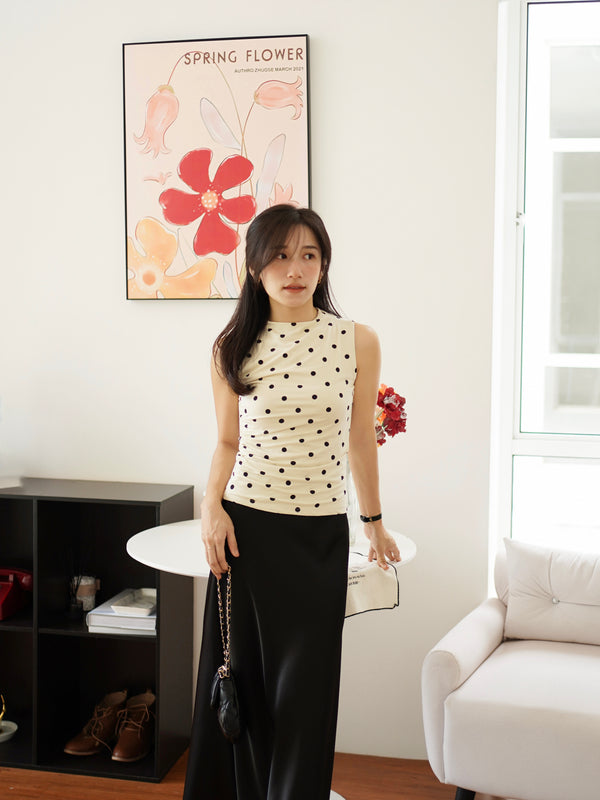 Marni Polka Dots Top - LovelyMadness Clothing Malaysia