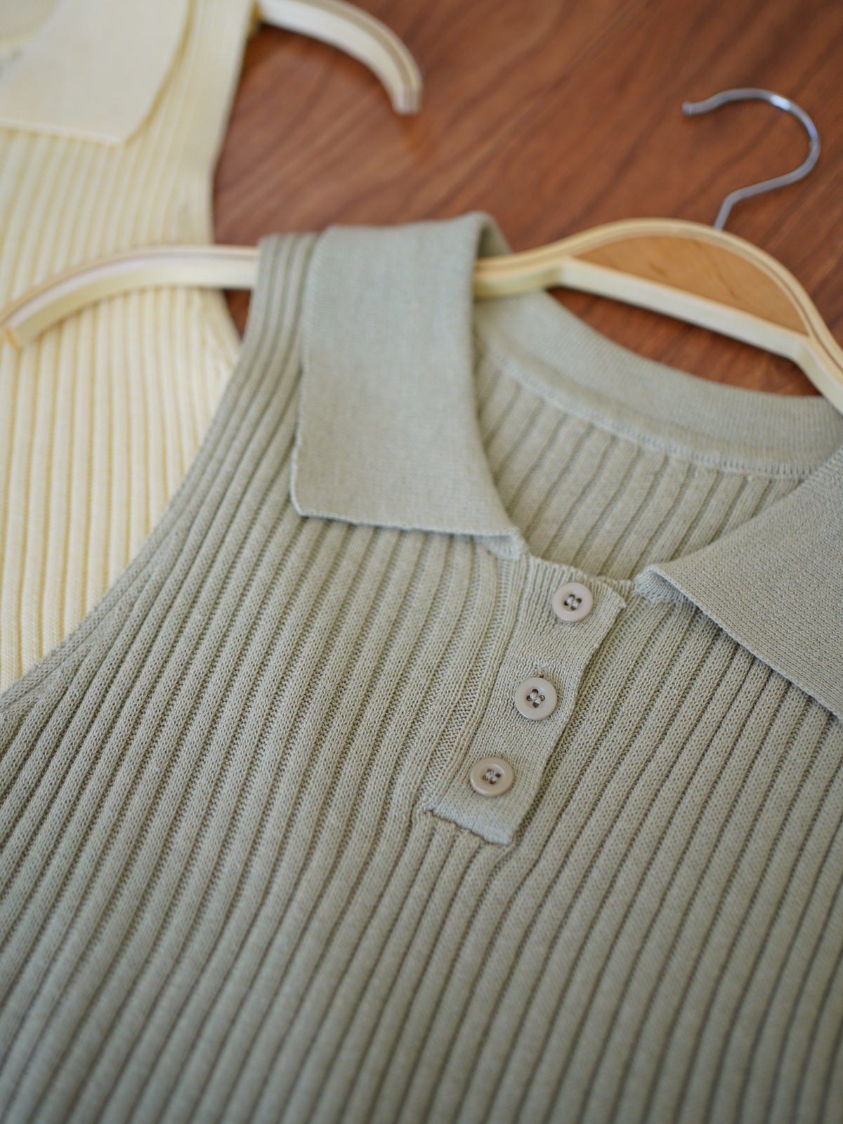 Rea Collar Button Top