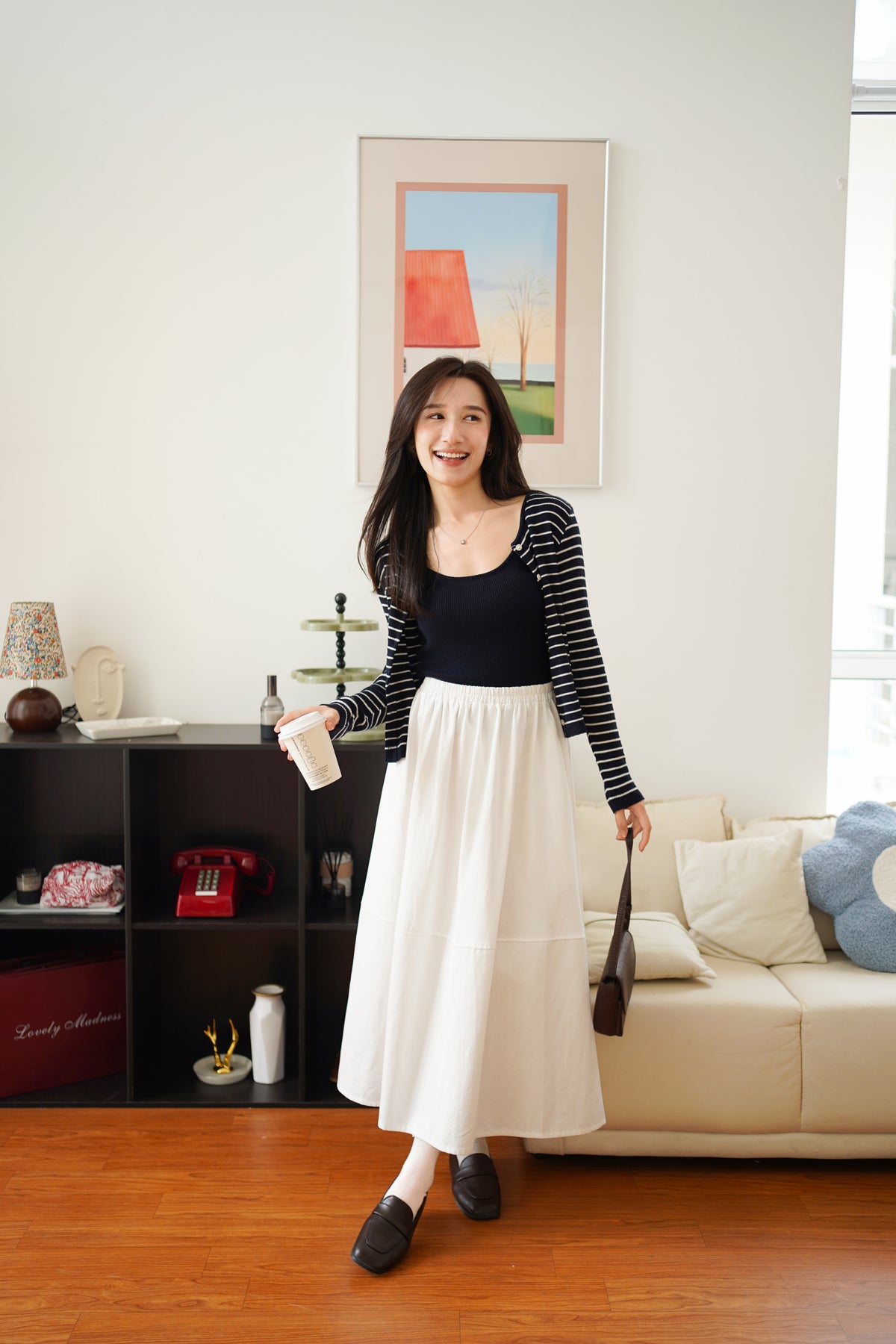 Wendy Stripe Knit Tank Set