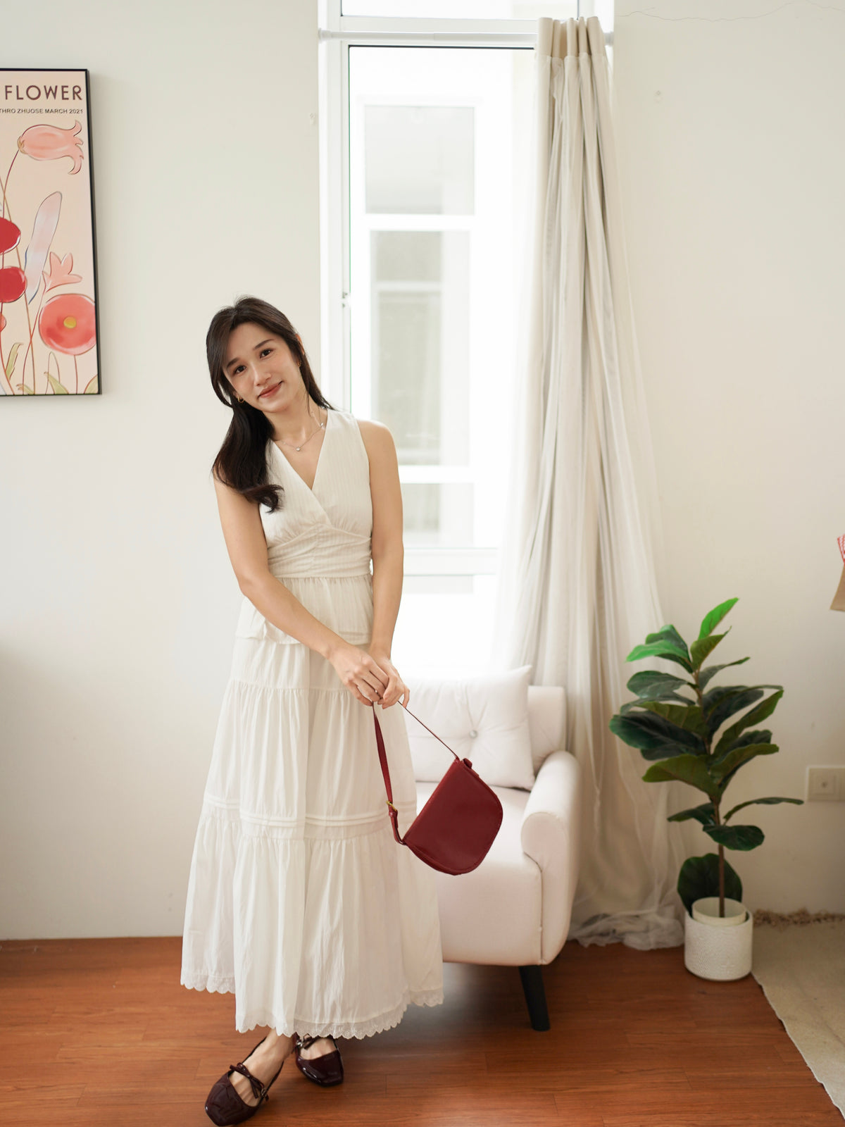 Samantha Ruffle Hem Top - LovelyMadness Clothing Malaysia