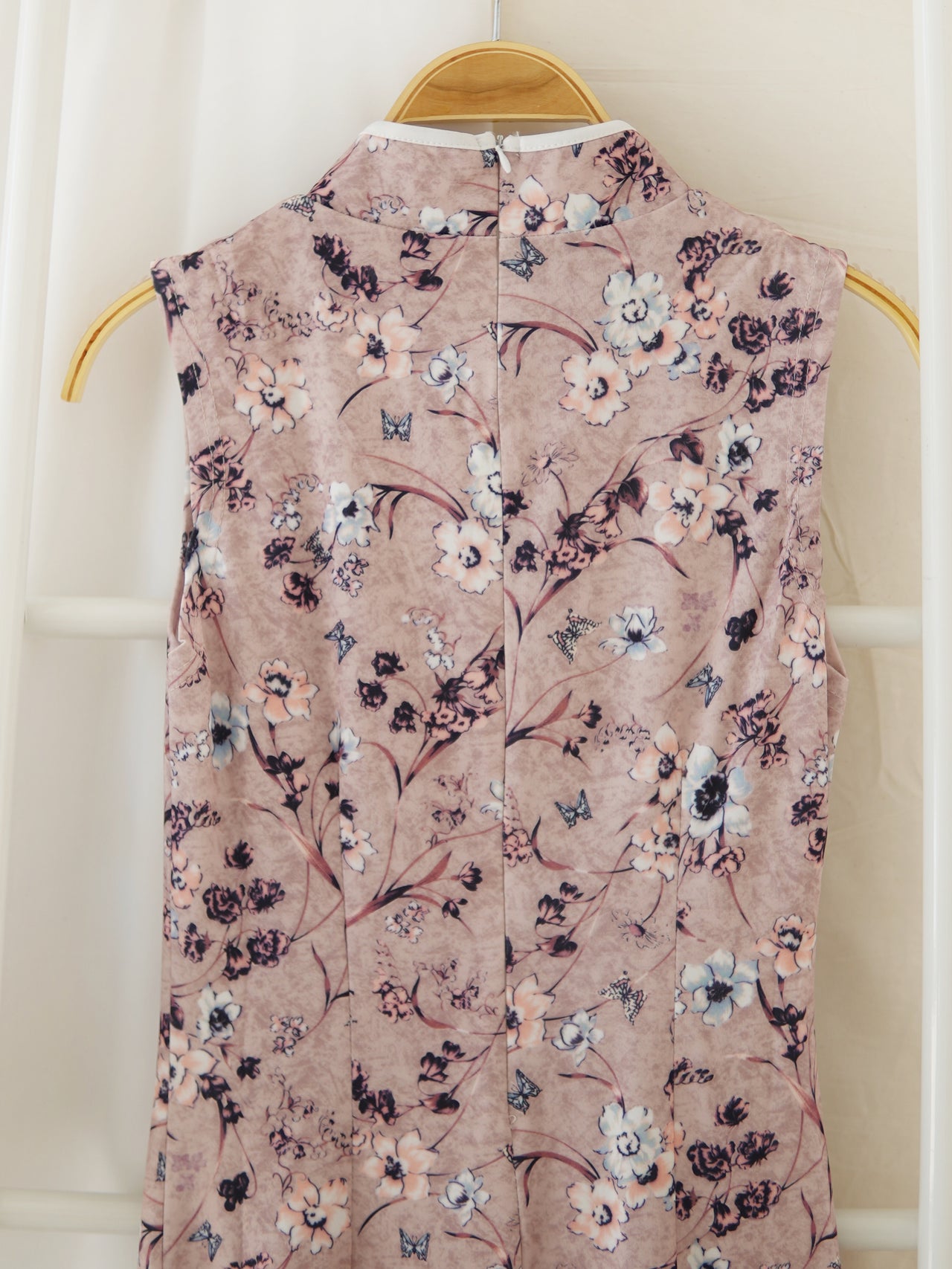 HUA LACE FLORAL CHEONGSAM