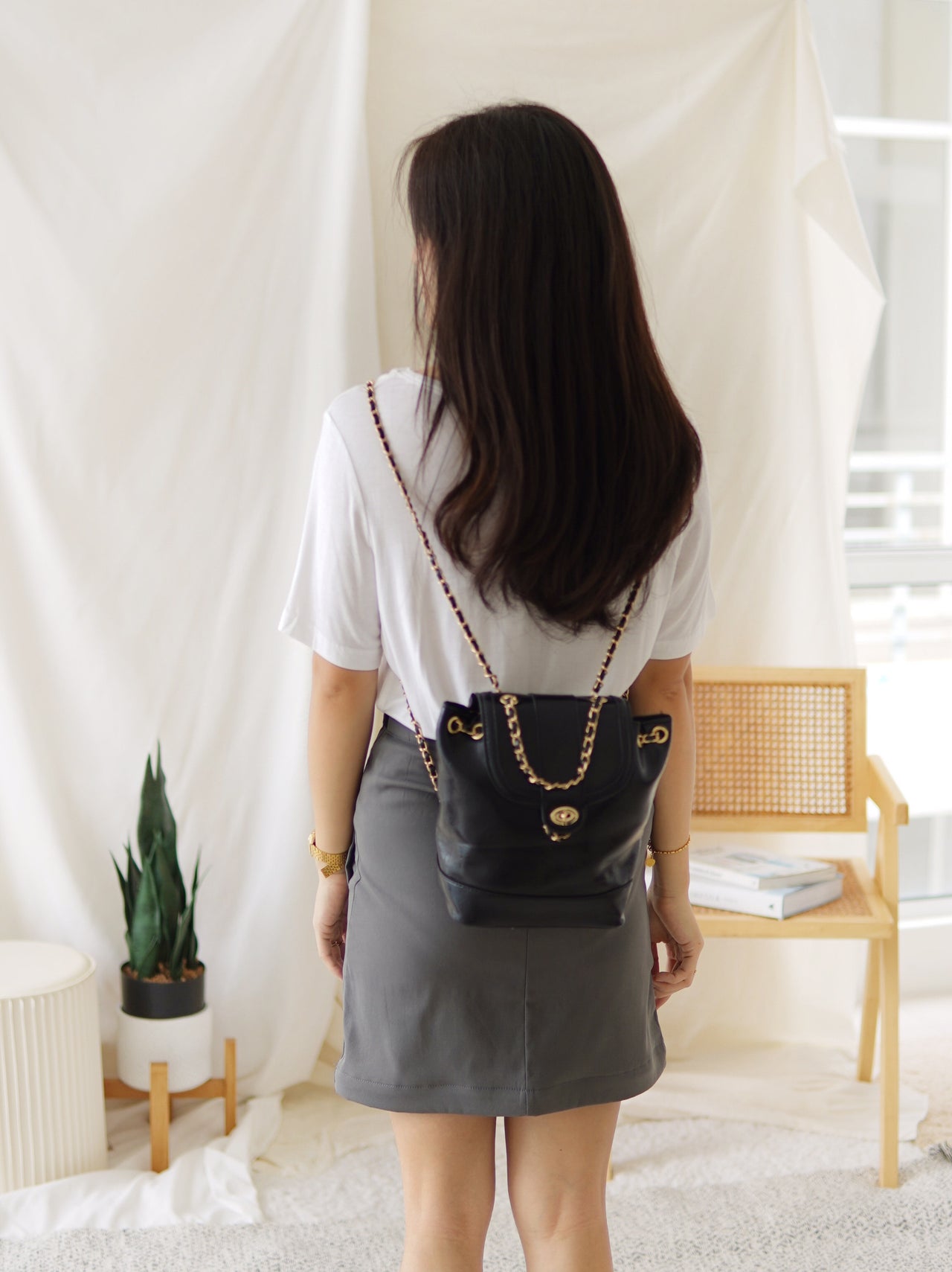 CHAIN TWOWAY BACKPACK