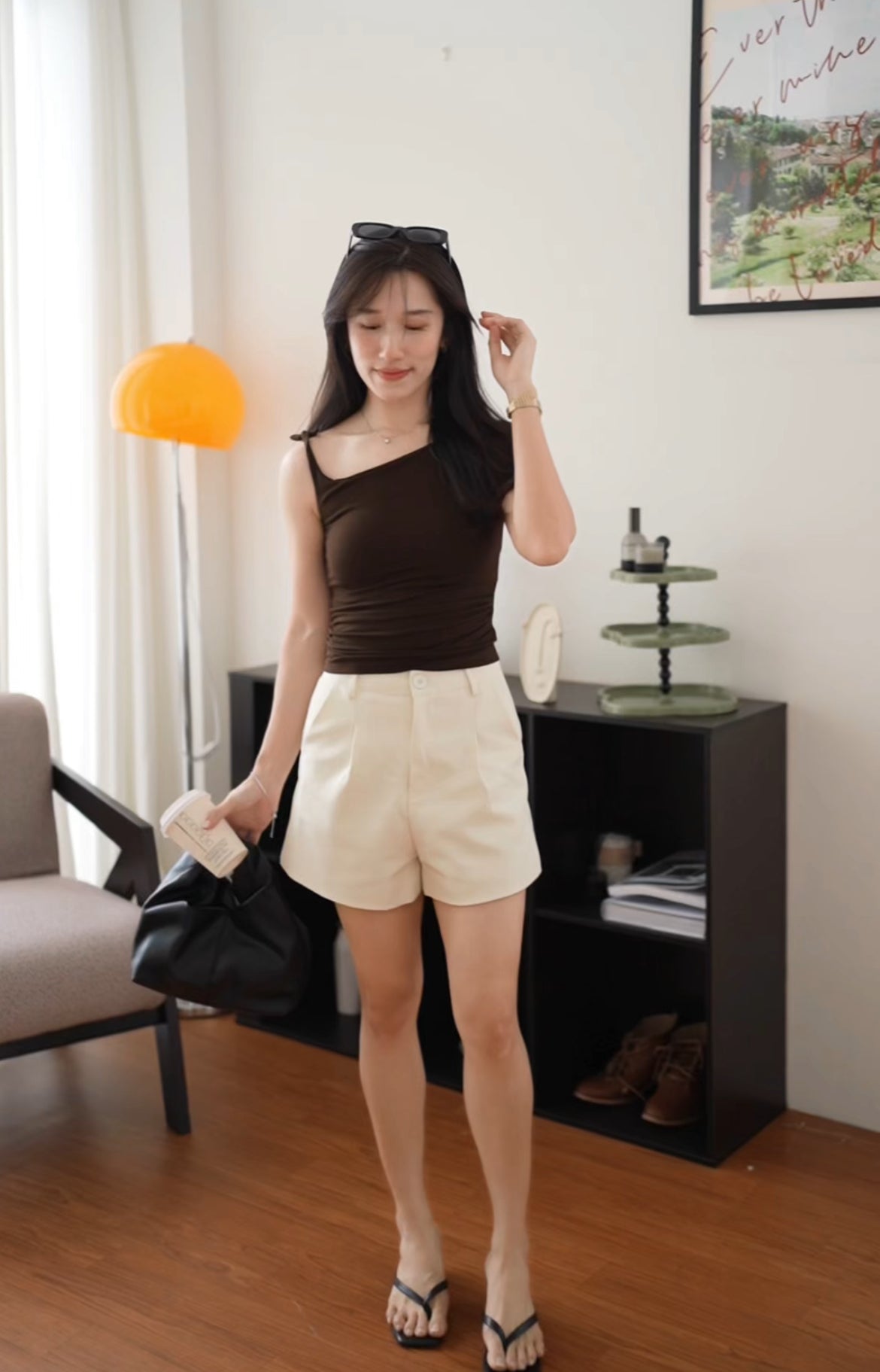 Moniss Oblique Padded Top - LovelyMadness Clothing Malaysia