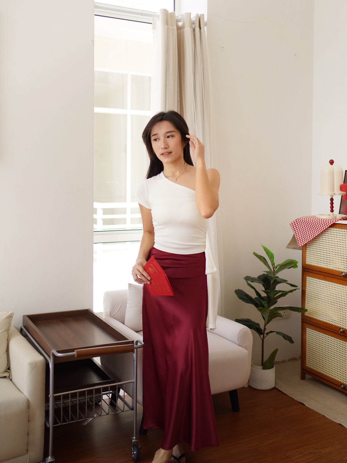 Rofina Padded oblique top