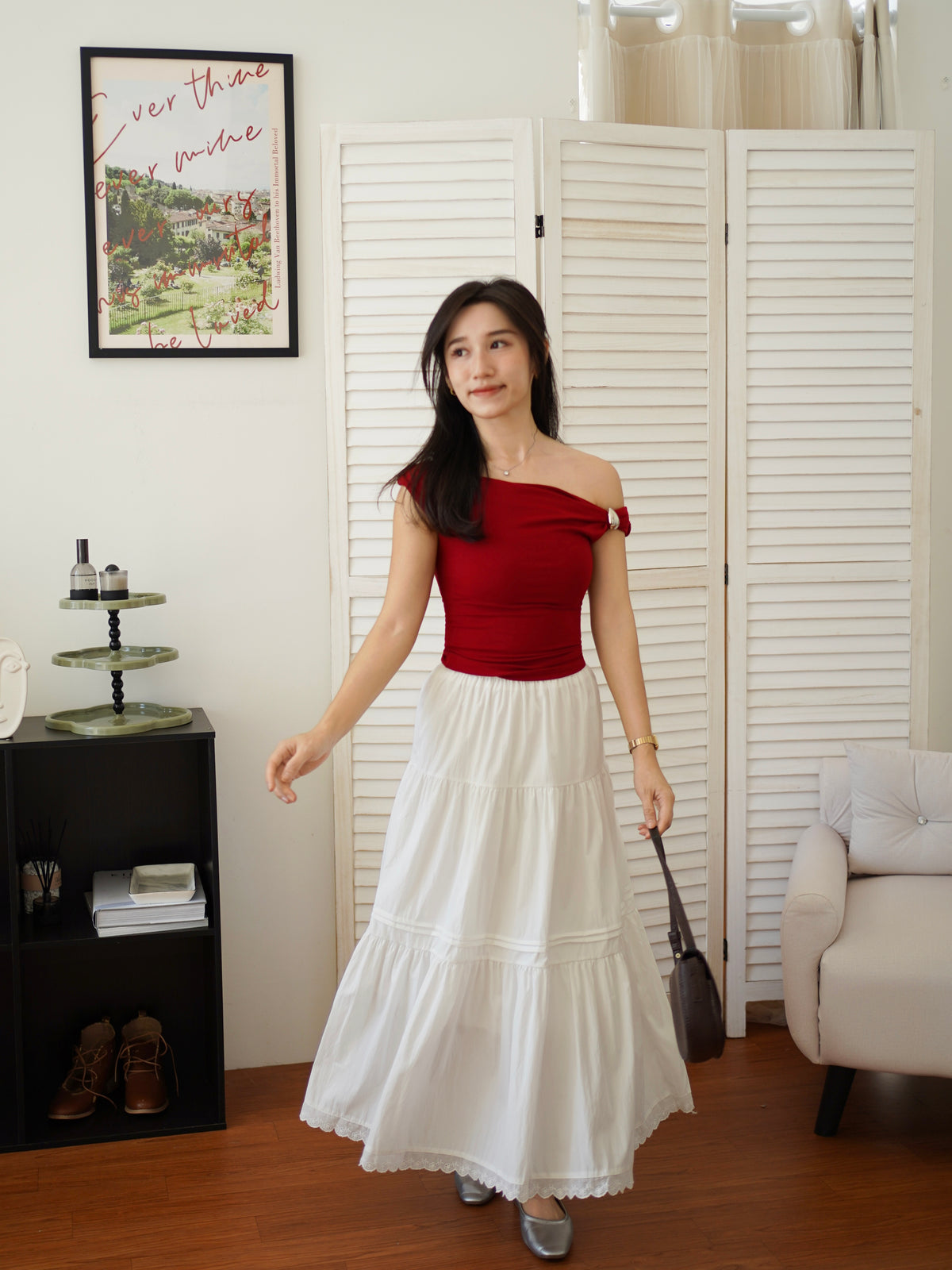 Belle Twisted Padded Top - LovelyMadness Clothing Malaysia
