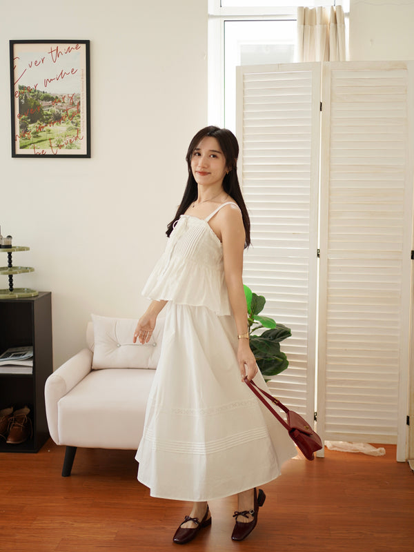 Anna Lace Midi Skirt