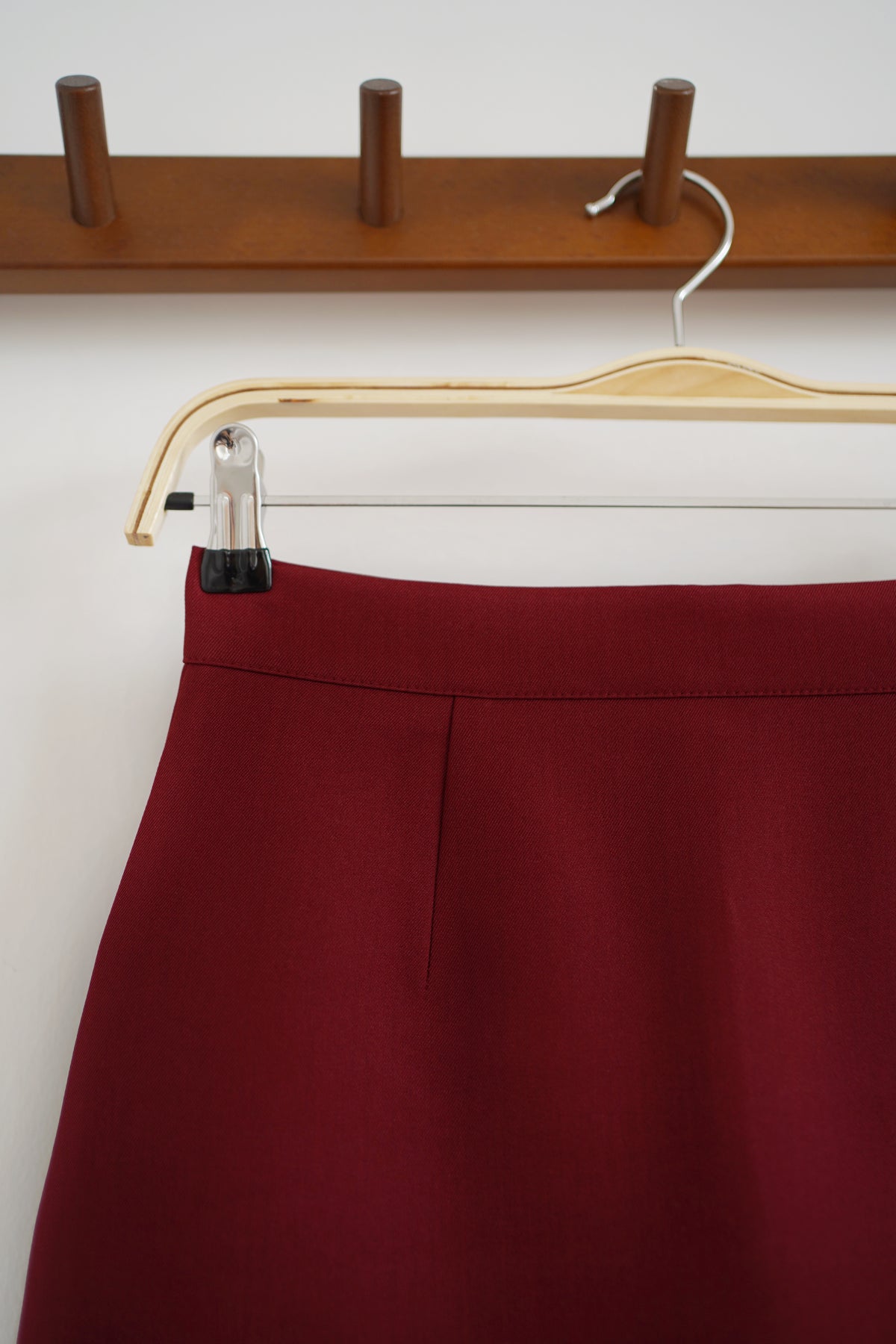 Rowen Maroon Mini Skirt