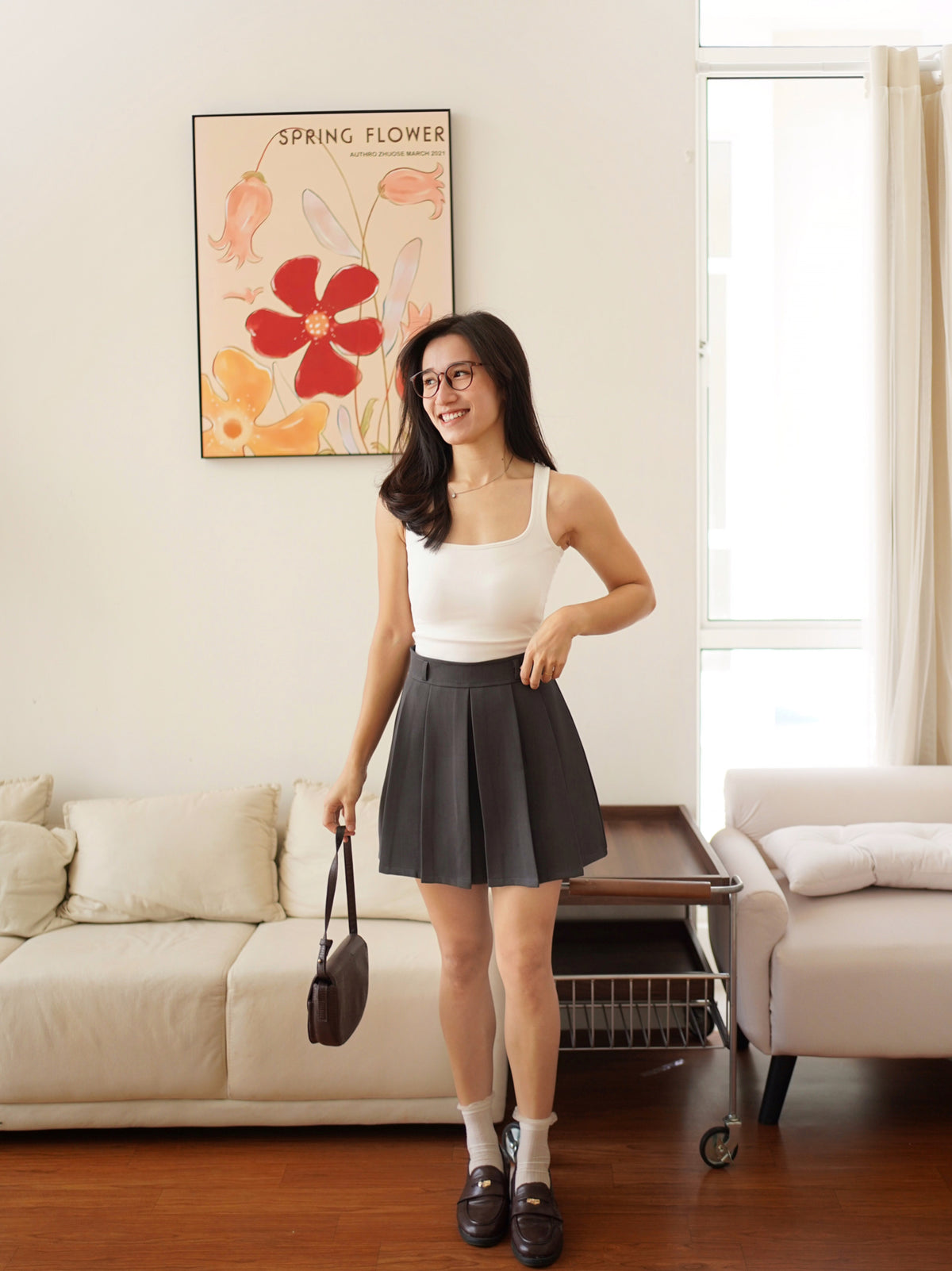 Alicia Scoop Padded Top