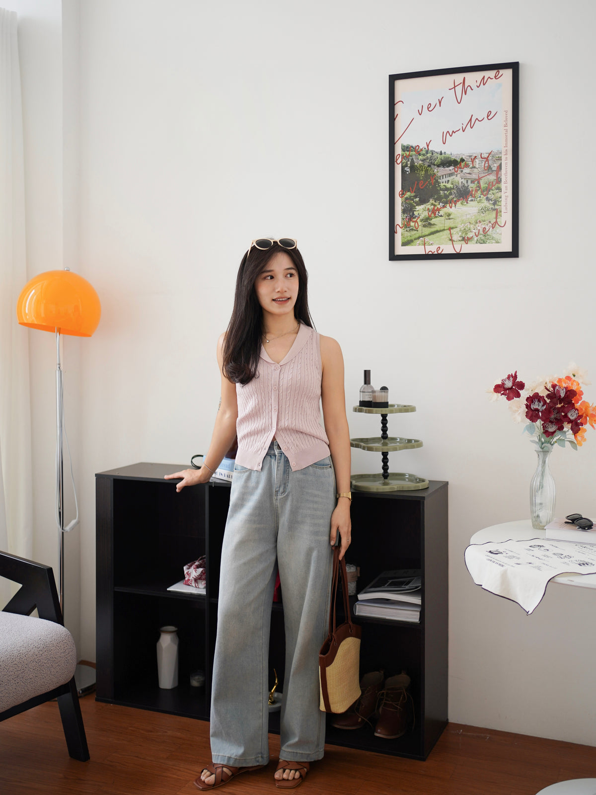 Queena Knit Twisted Top - LovelyMadness Clothing Malaysia