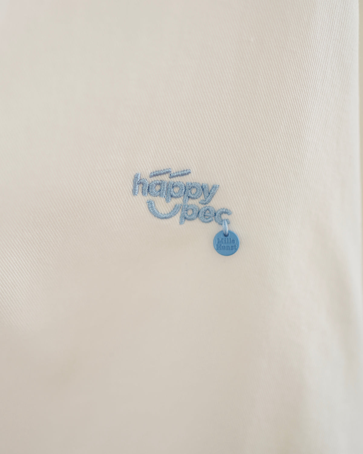 Embroidery Boxy Shirt (Anti-wrinkle fabric)
