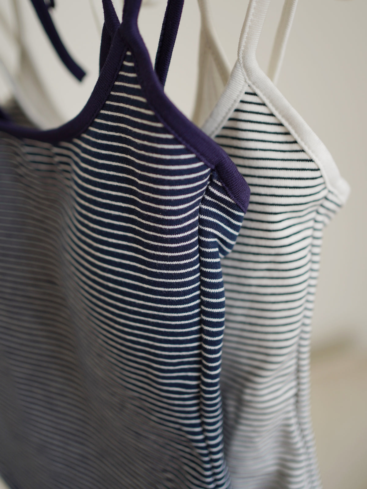 Helen Stripe Padded Halter Tank