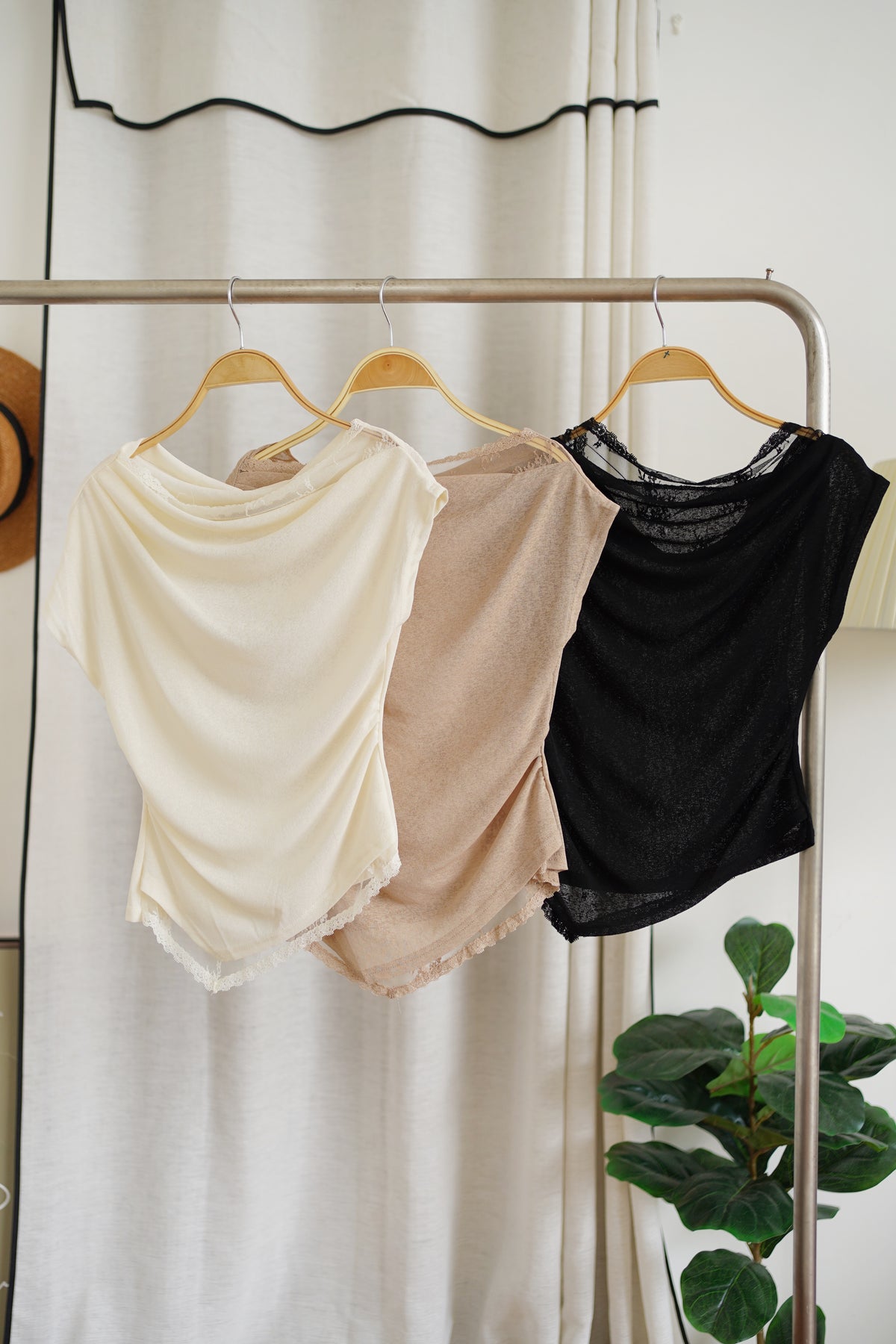 Kelly Lace Drape Top
