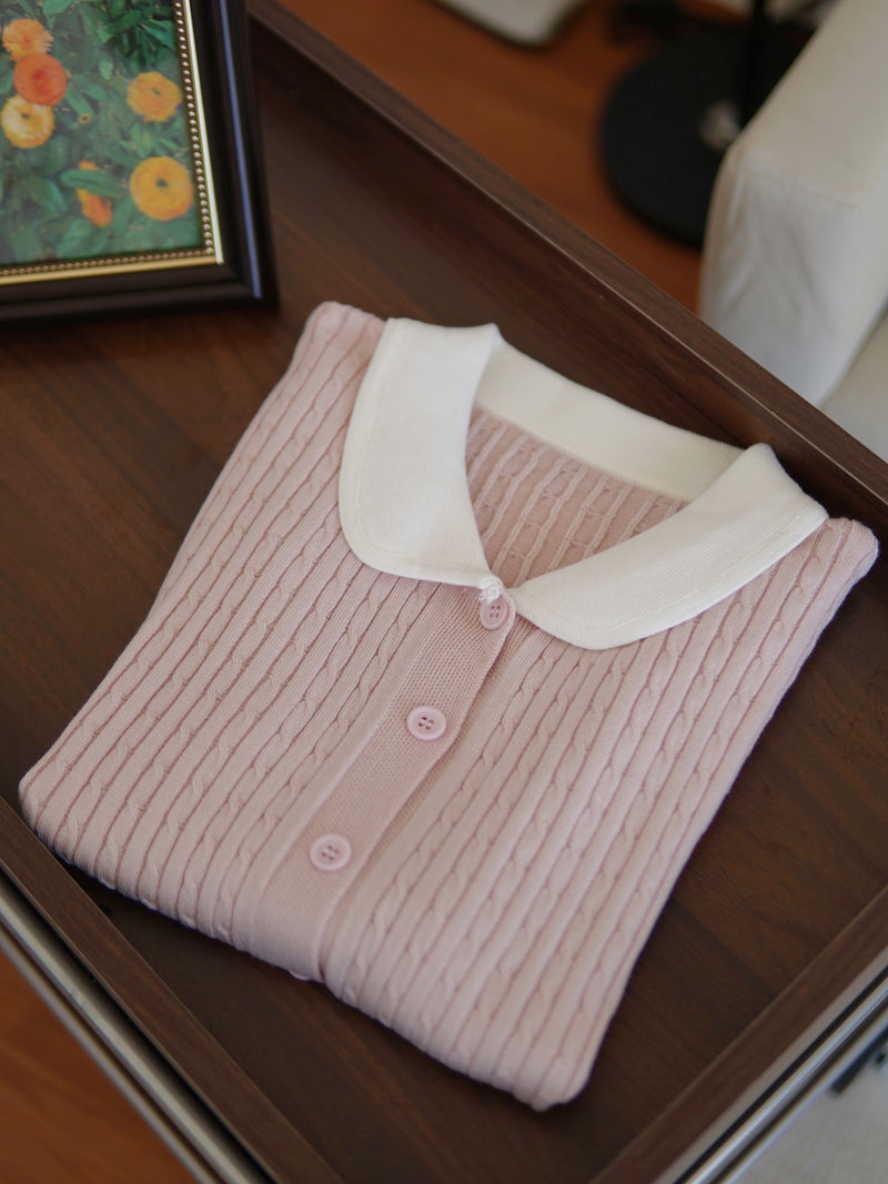 Cherry Collar Knit