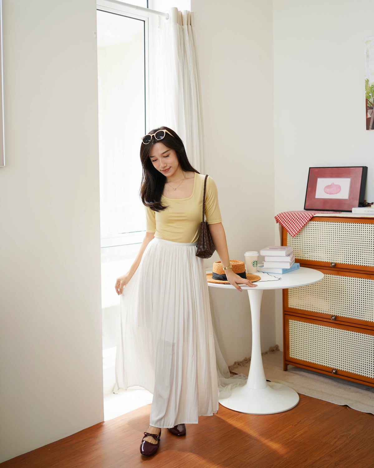 Flowy Pleated Skirt