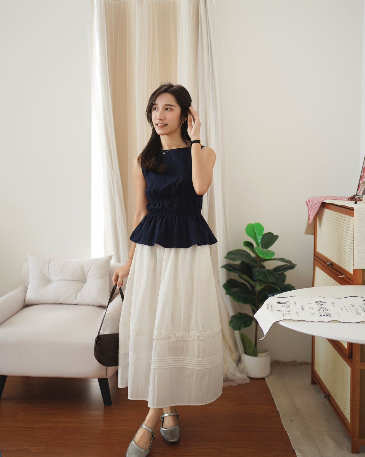 Roselia Ruched Top - LovelyMadness Clothing Malaysia