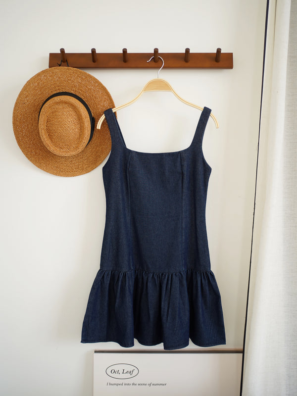 Isabel Denim Dress - LovelyMadness Clothing Malaysia